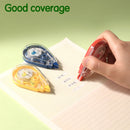 Deli-CORRECTION TAPE 5MMX12M NEONUP-PACK OF 3PCS-ASSORTED COLOUR