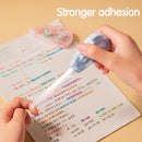 DELI-CORRECTION TAPE 7MMX12M PACK OF 4 PCS-ASSORTED COLOUR