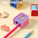 DELI-SHARPENER 2HOLE SUPER WINGS-PACK OF 6 PCS-ASSORTED COLOR