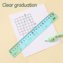 DELI-RULER PLASTIC 20CM JOYIN-PACK OF 2 PCS-ASSORTED COLOR