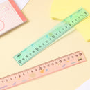 DELI-RULER PLASTIC 20CM JOYIN-PACK OF 2 PCS-ASSORTED COLOR