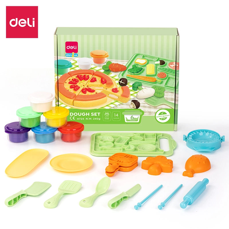 PLAY DOUGH 240G W/14 ACCESSORIES-H725