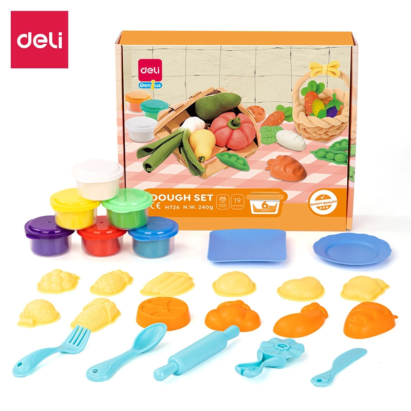 PLAY DOUGH 240G W/19 ACCESSORIES-H726