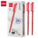DELI-BALL PEN 0.7 RED PACK OF 12 PCS