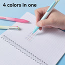 DELI-BALL PEN 0.7 4CLR NEONUP-PACK OF 4 PCS