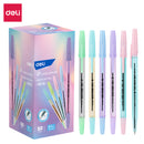 BALL PEN 0.7 MACARON BLUE-Q6C-B-PACK OF 50 PCS