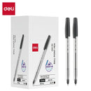DELI-BALL PEN 1.0 BLACK PACK OF 50 PCS
