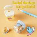 DELI-SHARPENER SINGLE HOLE PUPUBABY PACK OF 3 PCS-ASSORTED COLOR