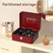 CASH BOX 20X16X8.5 CM RED-T501