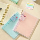 LOOSE LEAF NOTE BOOK A5 60SHT PINK TRANS -N020-PK