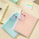 LOOSE LEAF NOTE BOOK A5 60SHT PINK TRANS -N020-PK