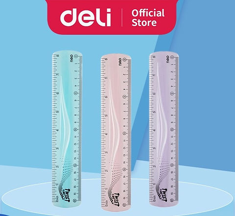 RULER FLEXIBLE 20CM-H20-PACK OF 3 PCS