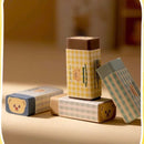 DELI-ERASER BUTTER BEAR PACK OF 4 PCS-ASSORTED COLOR