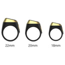 IQIBLA ZIKR RING E01S LITE 20MM BLK/GLD