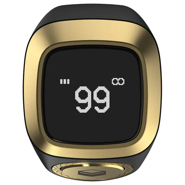 IQIBLA ZIKR RING E01S LITE 20MM BLACK