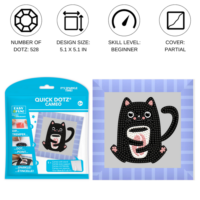 QUICK DOTZ CAMEO:COFFEE BEAN