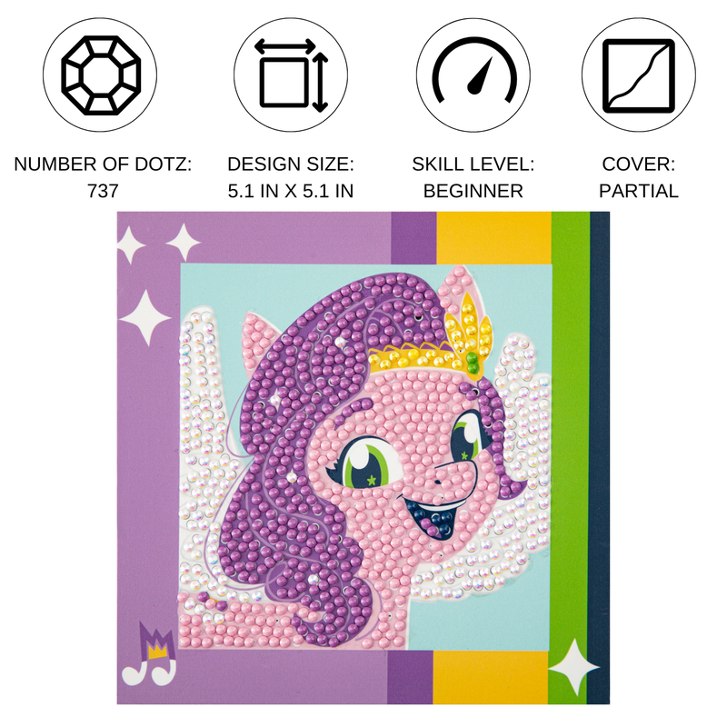 Diamond Dotz DOTZIES But First Sparkle! Diamond Painting - 5.1" x 5.1