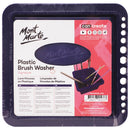 Brush Washer Twin Compartment Plastic-MAXX0019