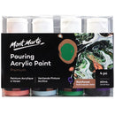 Mont Marte-Pouring Acrylic Paint 4x60ml Rainforest-PMPP4205