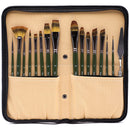 Brush Set with Easel Wallet Signature 17pc - BMHS0044