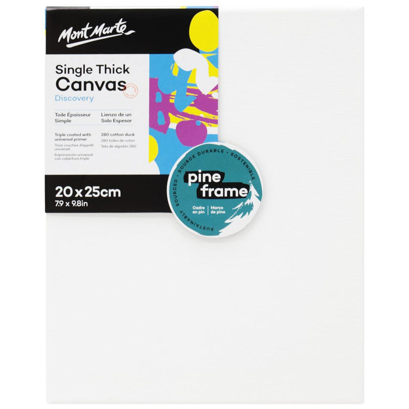 MONT MARTE CANVAS STRECHED COTTON 280GM 20X25CM-CDDS2025