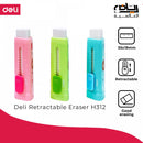 DELI-ERASER W/HOLDER JUNGLE -PACK OF 3 PCS-ASSORTED COLOR