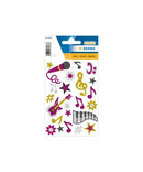 STICKER MAGIC MUSIC GLITTERY-3276