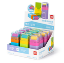 DELI-ROLLER ERASER-PACK OF 3 PCS-ASSORTED COLOR