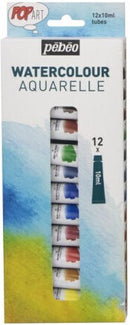PEBEO-WATER COLOR 10MLX12CLR