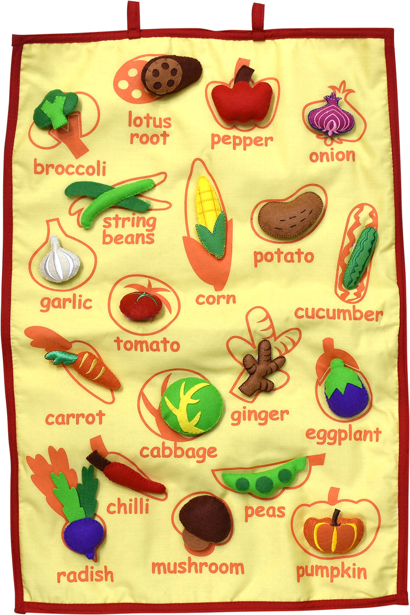 Kids Early Learning Tool-Wall Chart-Vegetables