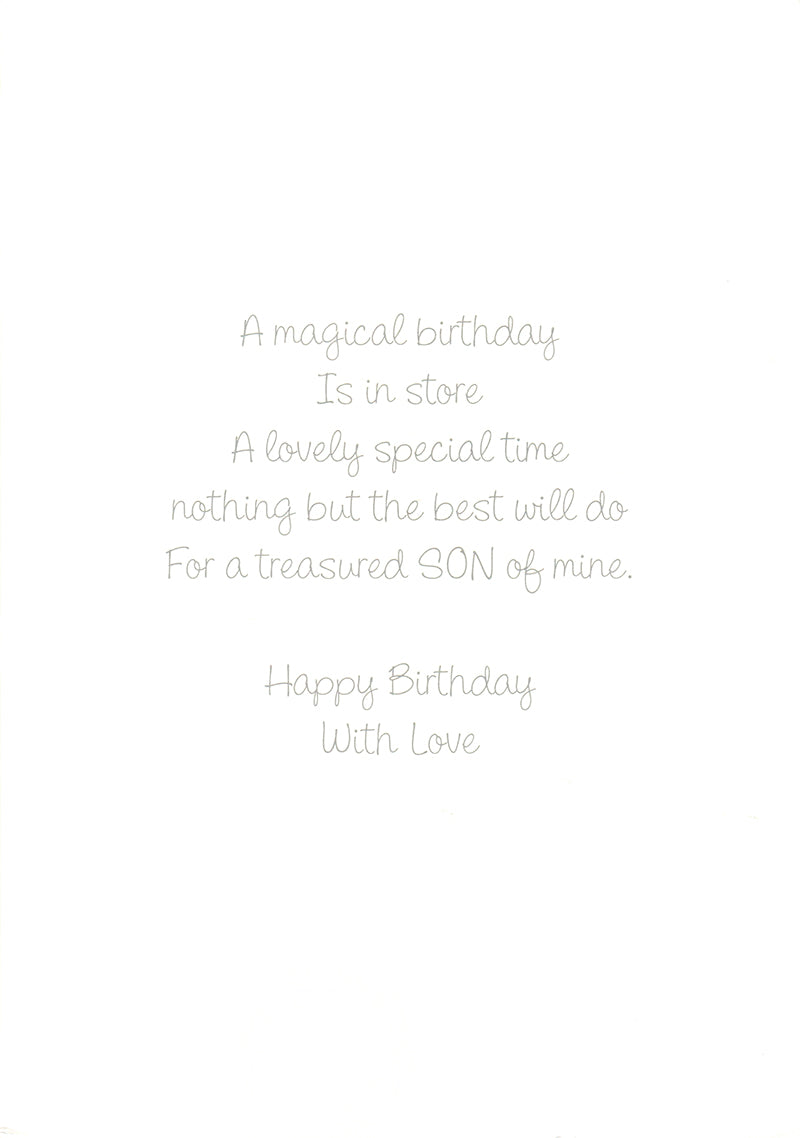 Greeting Card-For a Special Son 9th Birthday