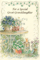 Greeting Card-For a Special Granddaughter