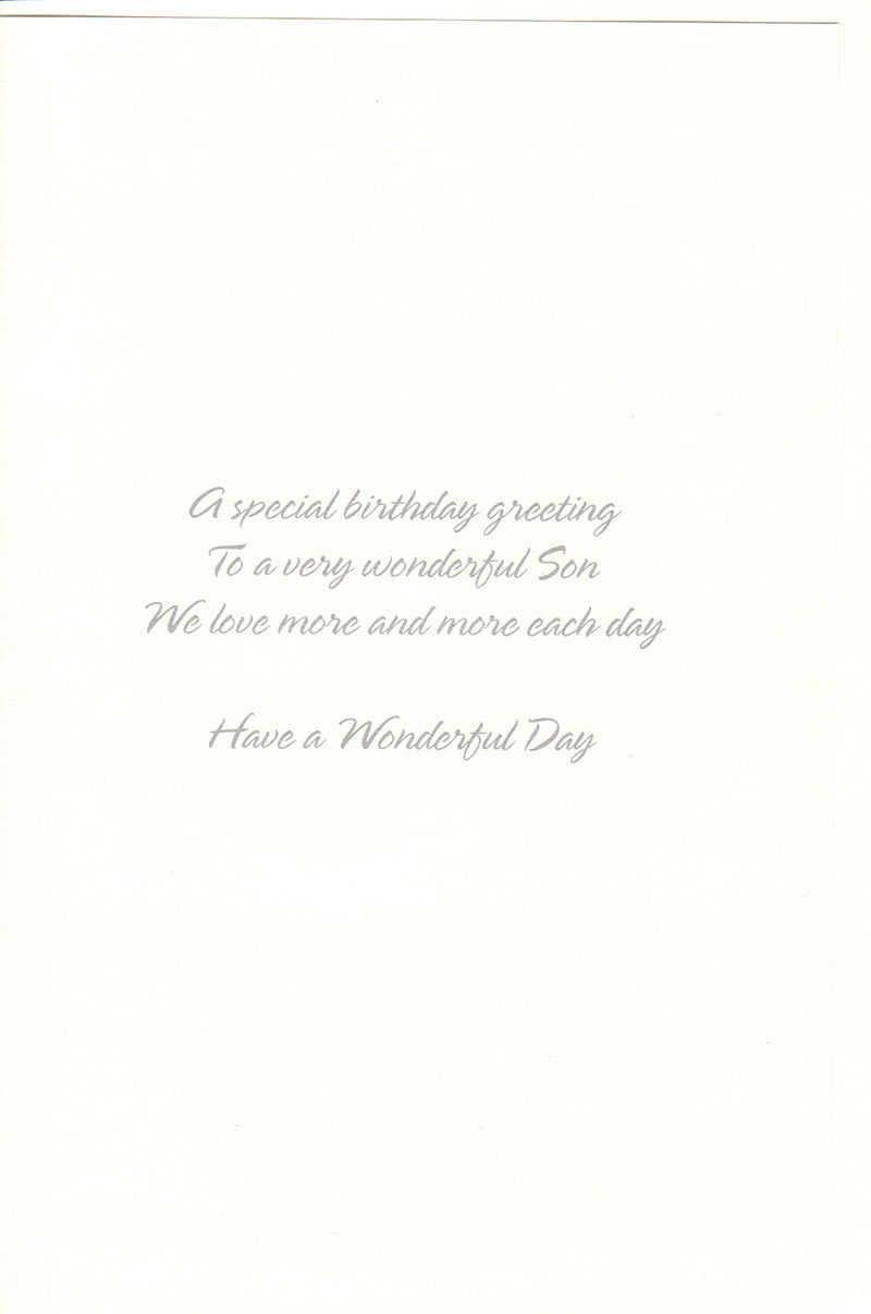 Greeting Card-To A Special Son On His 1st Birthday