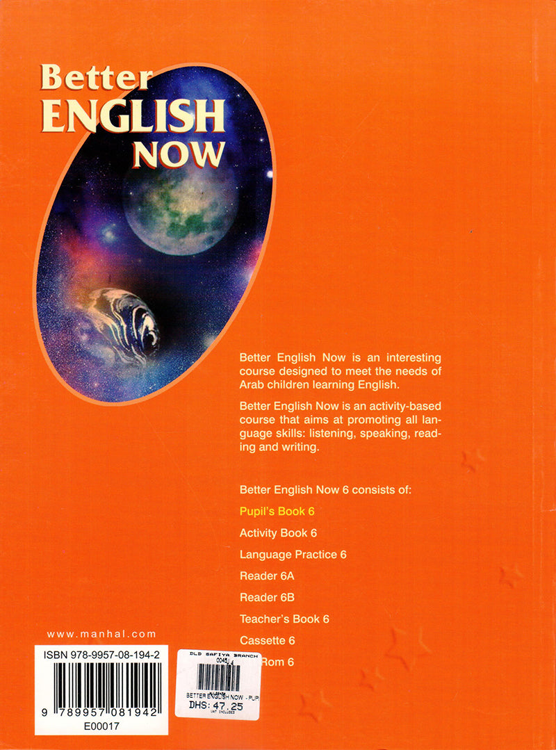BETTER ENGLISH NOW  - PUPILS BOOKS 6