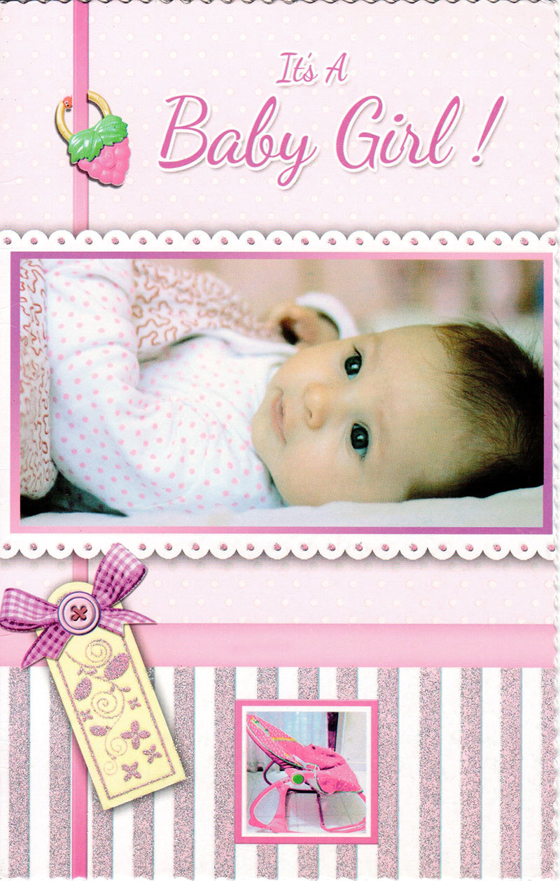 GREETING CARD-ITS A BABY GIRL