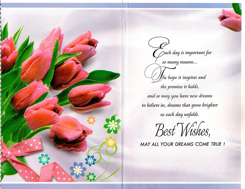 GREETING CARD - Best Wishes