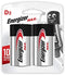 Energizer E95 BP2 D Max 1.5V Alkaline Battery Pack of 2