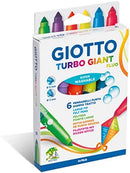 FIBRE PEN 6CLR FLUO TURBO GIANT - 433000