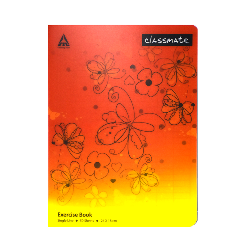 EXERCISE BOOK 24X18CM 50SHT PP COVER S/L (02410490)