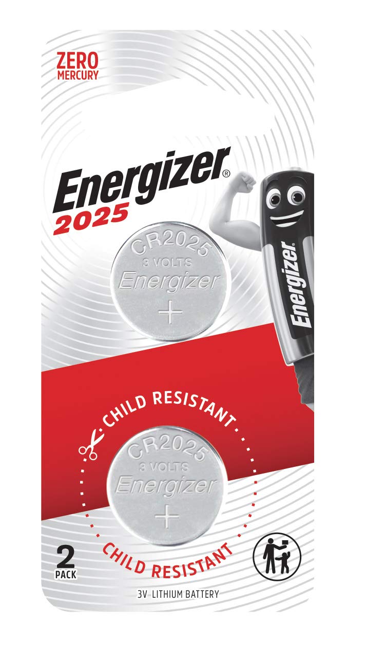 Energizer ECR2025 BS2 2025 Lithium Coin Battery - Pack Of 2