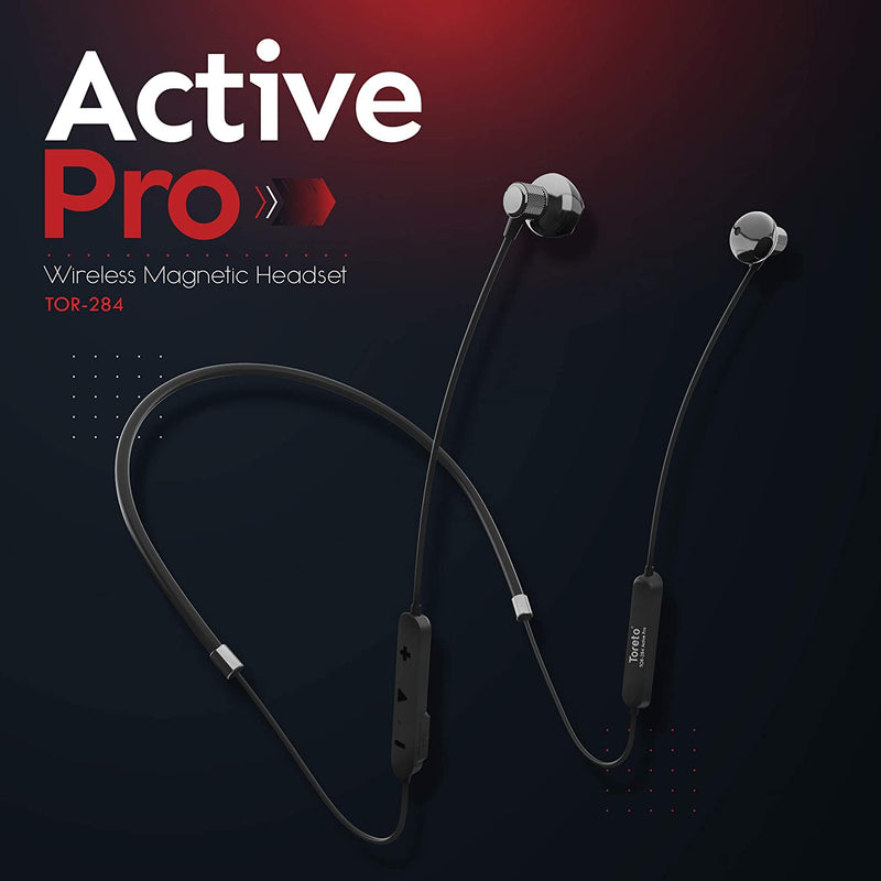 Toreto Activepro-284, in-Ear Wireless Bluetooth Earphone with Mic for All Smartphones(TOR-284)