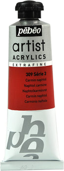 Pebeo-Extra Fine Professional Artist Acrylic 37ml-Naphtol Carmine-908309