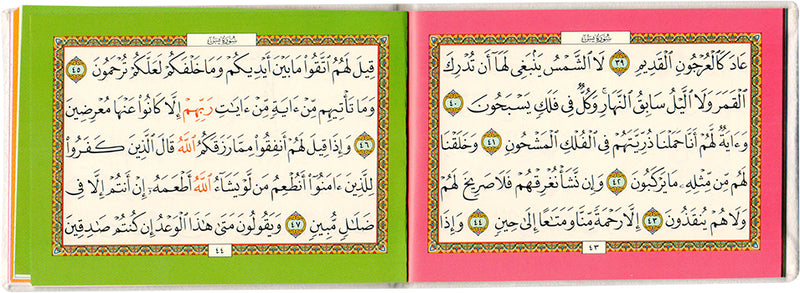 ستة (6) سور من القرآن الكريم  8×12 مخمل
