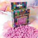 CERAMIC MOSAIC 8X8 MM FUCHSIA