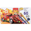 COLOR PENCILS 60 PC SET IN METAL CASE-6062M60
