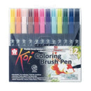 Sakura-Koi Coloring Brush Pen 12 Color-XBR-12