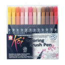 Sakura-Koi Coloring Brush Pen 48 Color-XBR-48