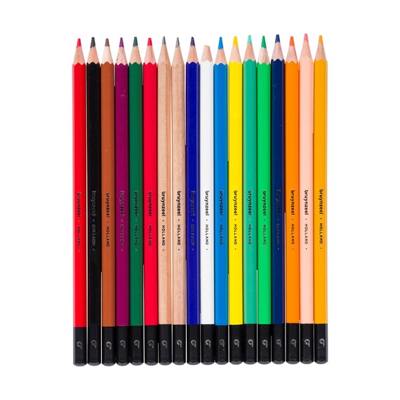 Bruynzeel-Color Pencil 18Color In Metal Tube-60212118