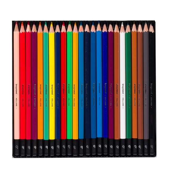 Bruynzeel-Color Pencil 24Color In Metal Case-60212124