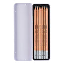 Graphite Pencil 6 Pieces in Metal Case-60311006